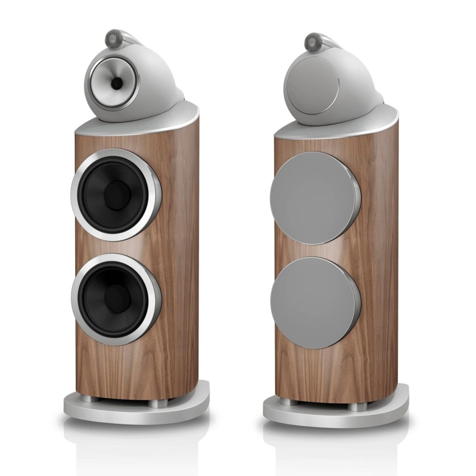 B&W 801 Diamond D5 Light Walnut